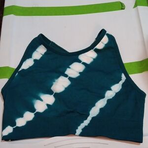 💜 3/$15💜Teal Tie Dye Sports Bra, Avia Sixe Large, NWOT💜